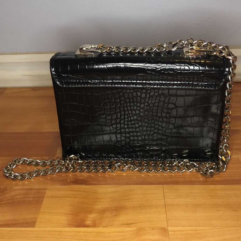 NWOT ZARA | Croc Embossed Synthetic Leather Purse - Picture 5 of 9